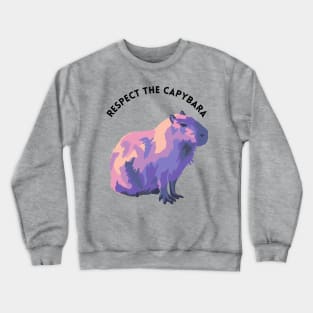 Respect The Capybara Crewneck Sweatshirt